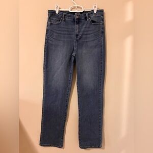 Buffalo David Bitton Jeans Women's 6/28 Blue Alyssa High Rise Straight Stretch
